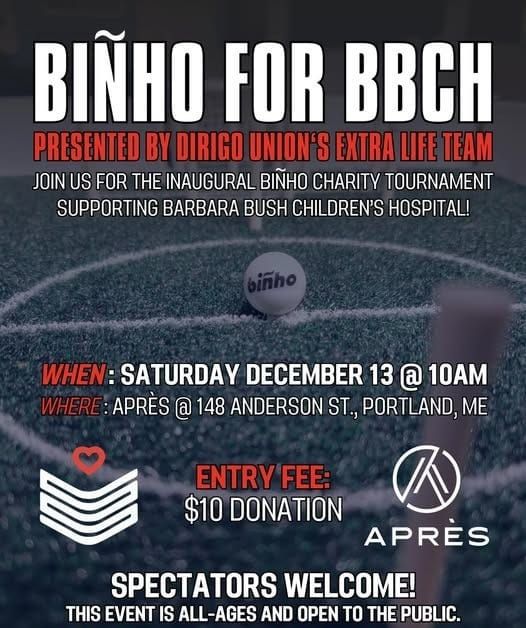 Dirigo Union Hosting "Binho For BBCH" Post image