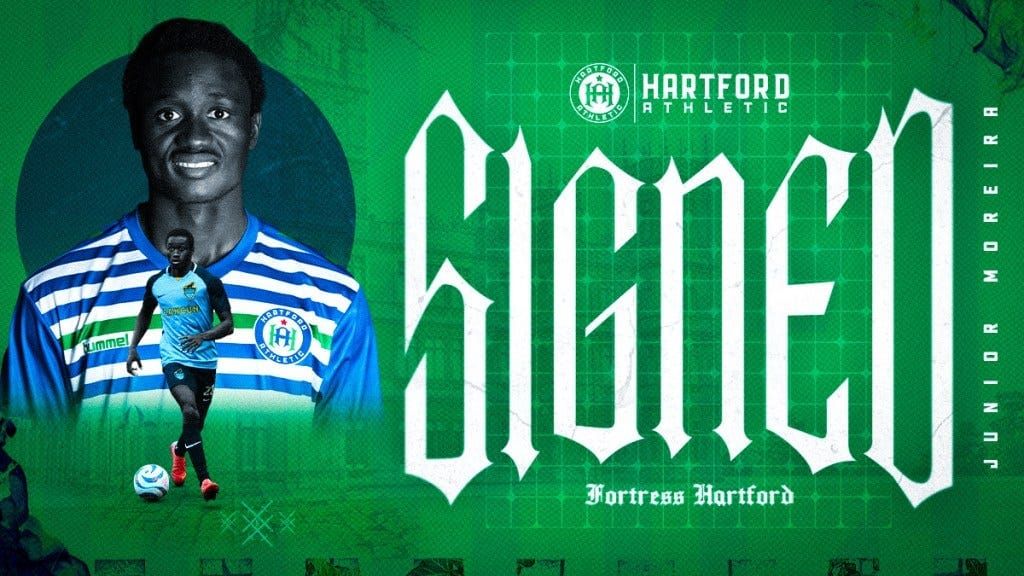 Hartford Athletic Add Midfielder Junior Moreira Post image