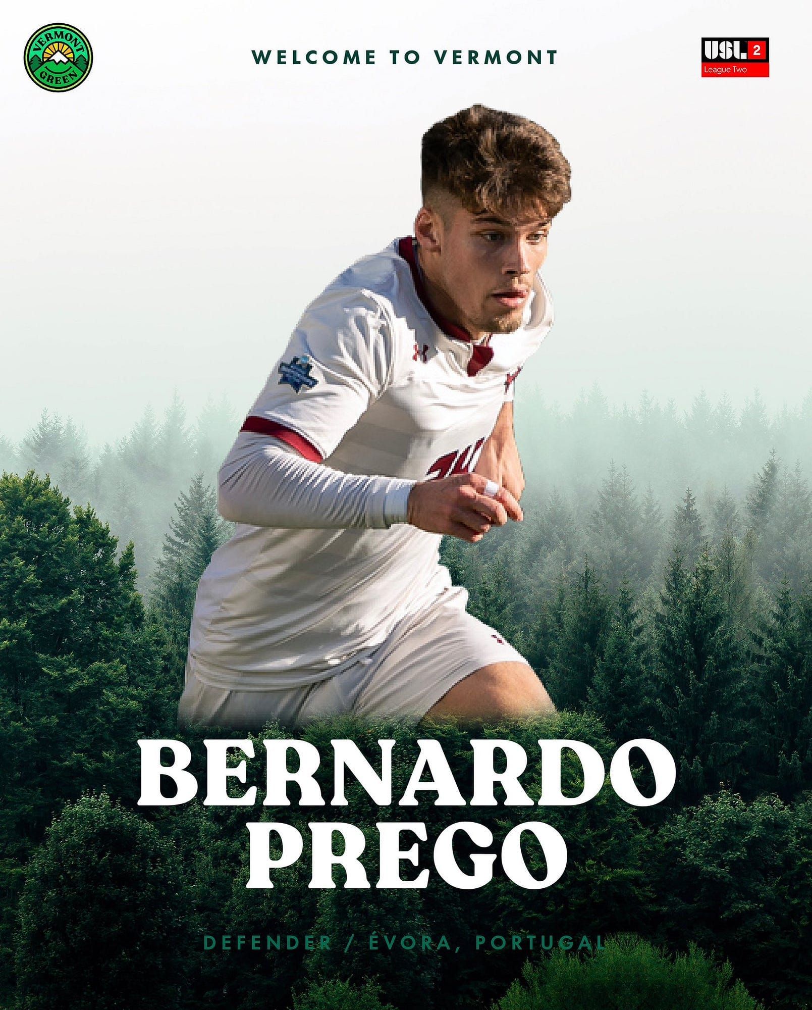 Vermont Green FC Sign Sporting CP Youth Product Post image