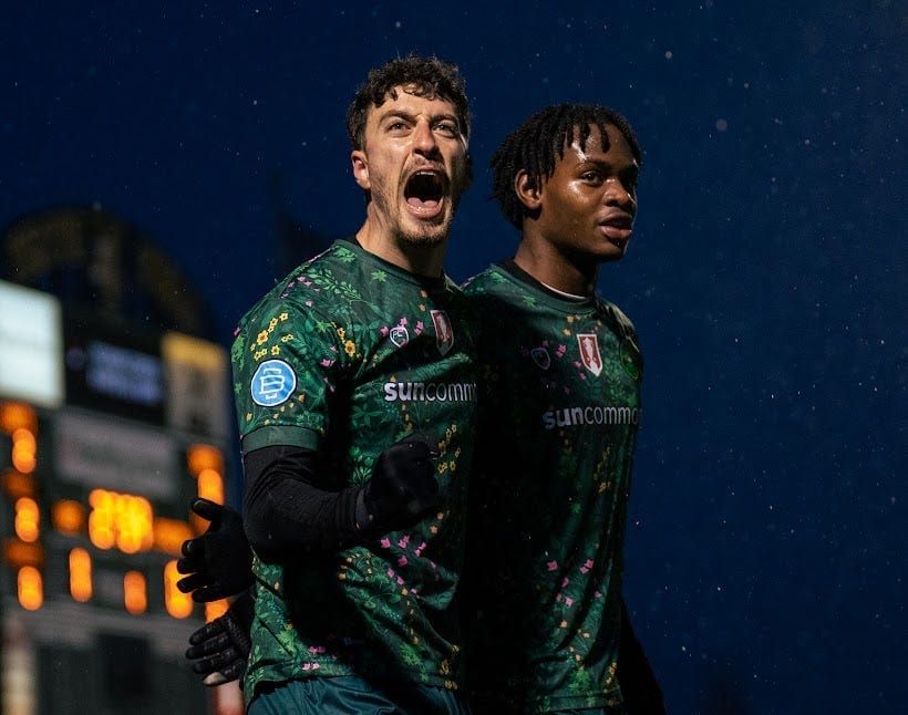 USOC Recap: Vermont Green 1 - Carolina Core FC 2 Post image