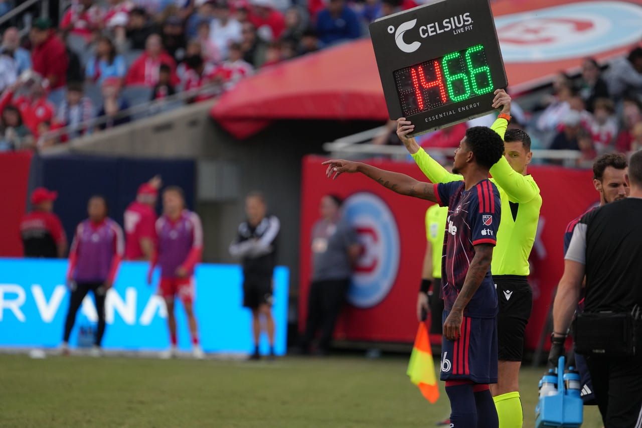 New England Revolution defender Joshua Wynder makes his MLS Debut (Photo Courtesy of New England Revolution)