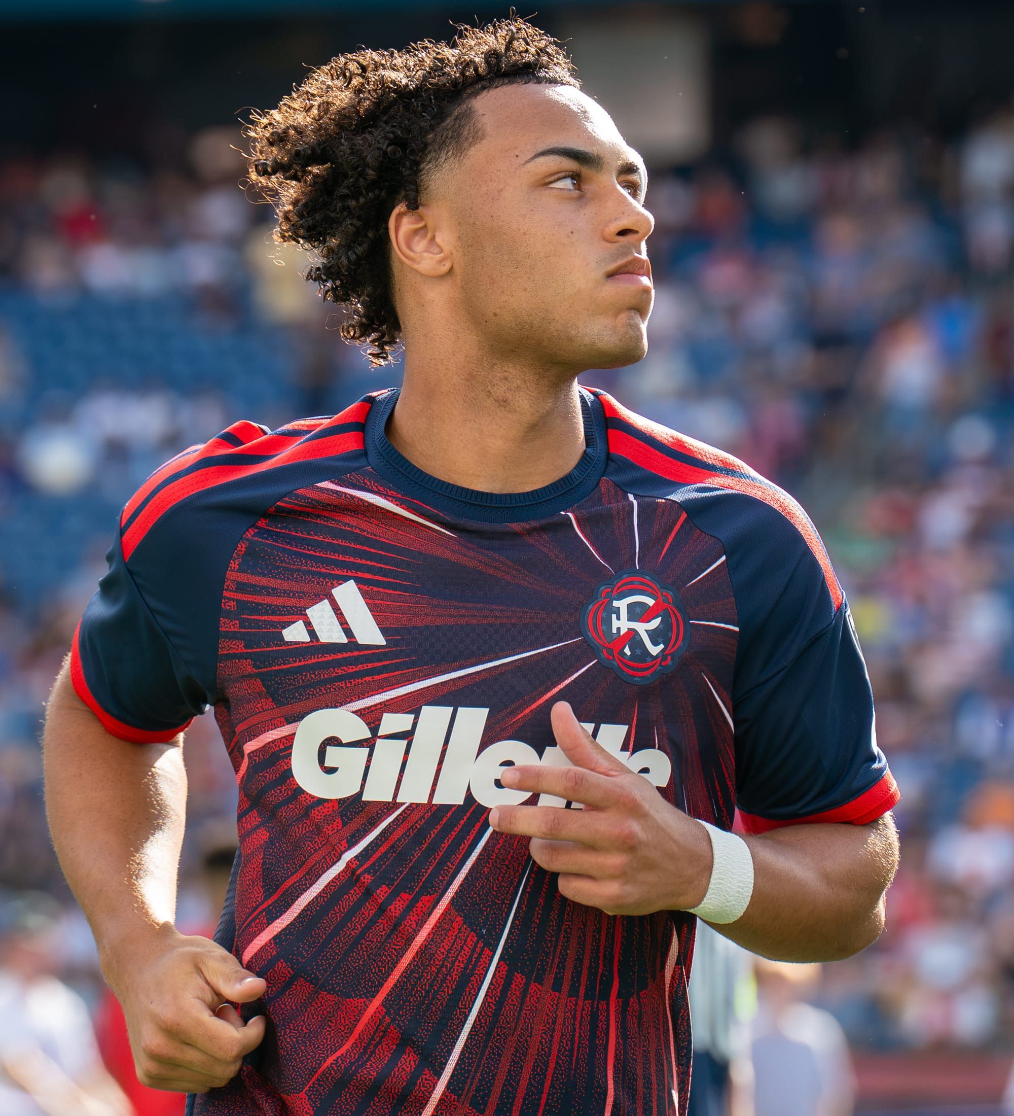 Peyton Miller warms-up prior to a match against NYCFC (Photo By J. Alexander Dolan)