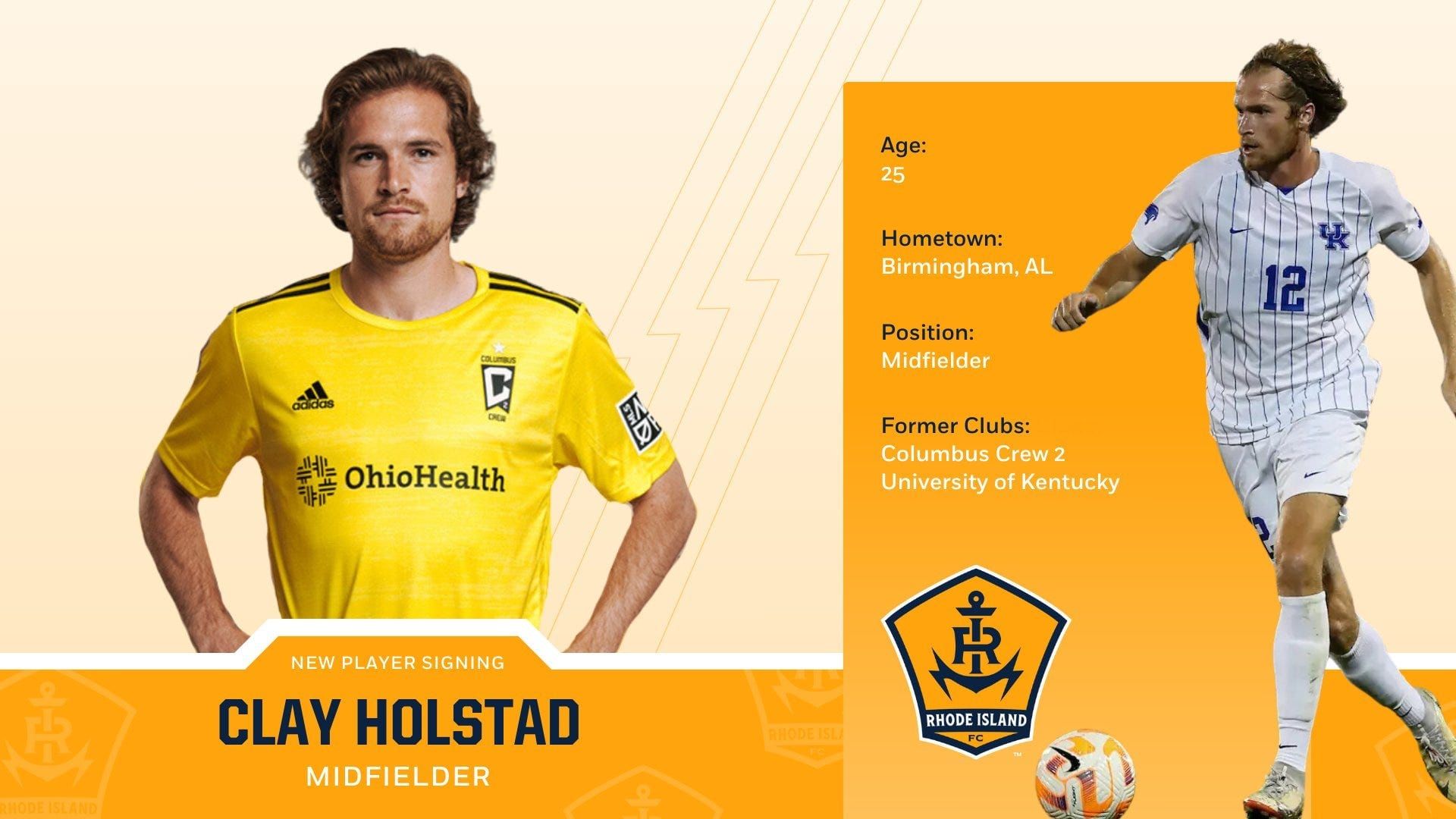 Clay Holstad Signs With RIFC Post feature image