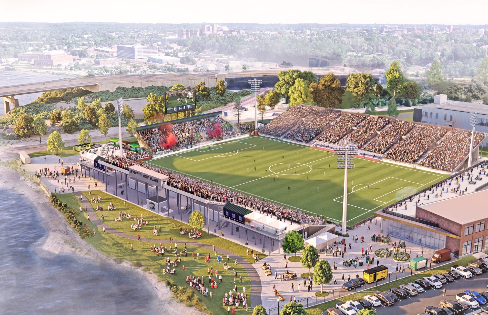 Portland Hearts of Pine Announce Plans To Build Soccer-Specific Stadium At Cassidy Point Post image