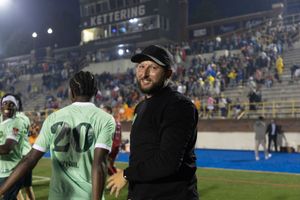 Chris Taylor smiles after winning his second USL League Two national championship