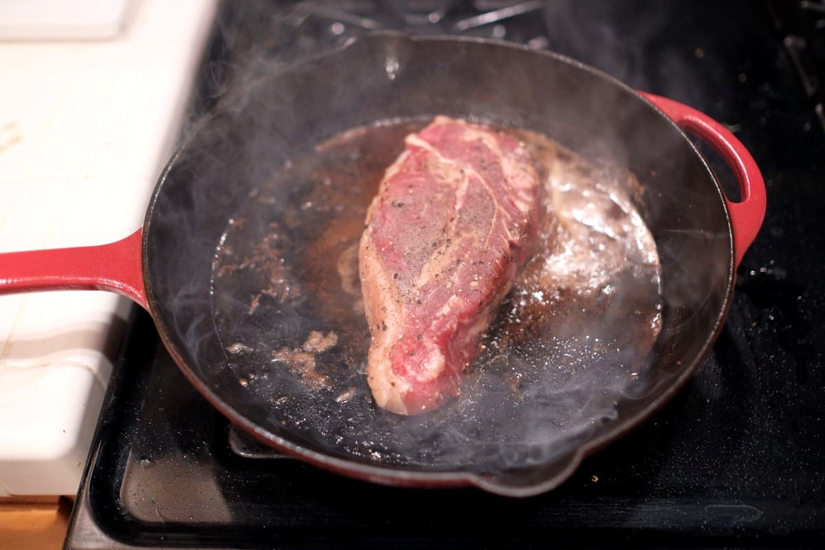 The Cast Iron Skillet That Seasons With Tallow