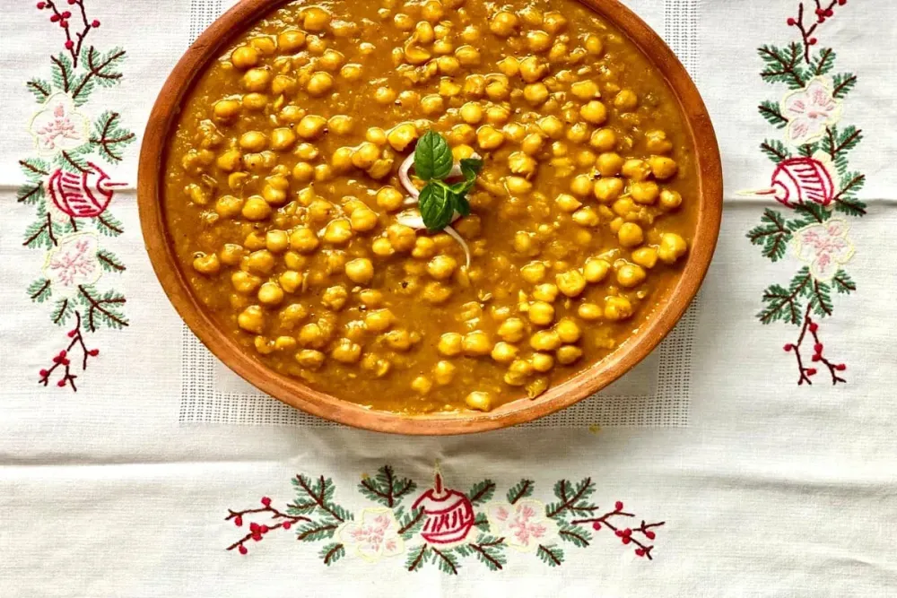 Chana Masala in Ghee — Punjabi Spiced Chickpeas