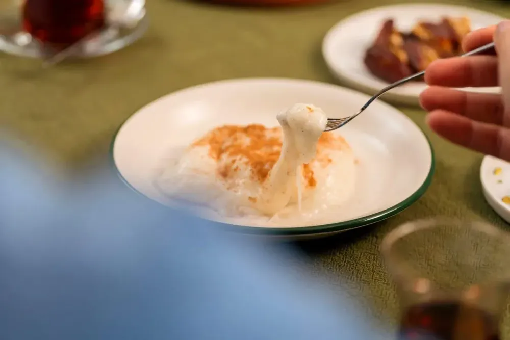 Colombian Arroz Con Leche in Butter — Rice Pudding