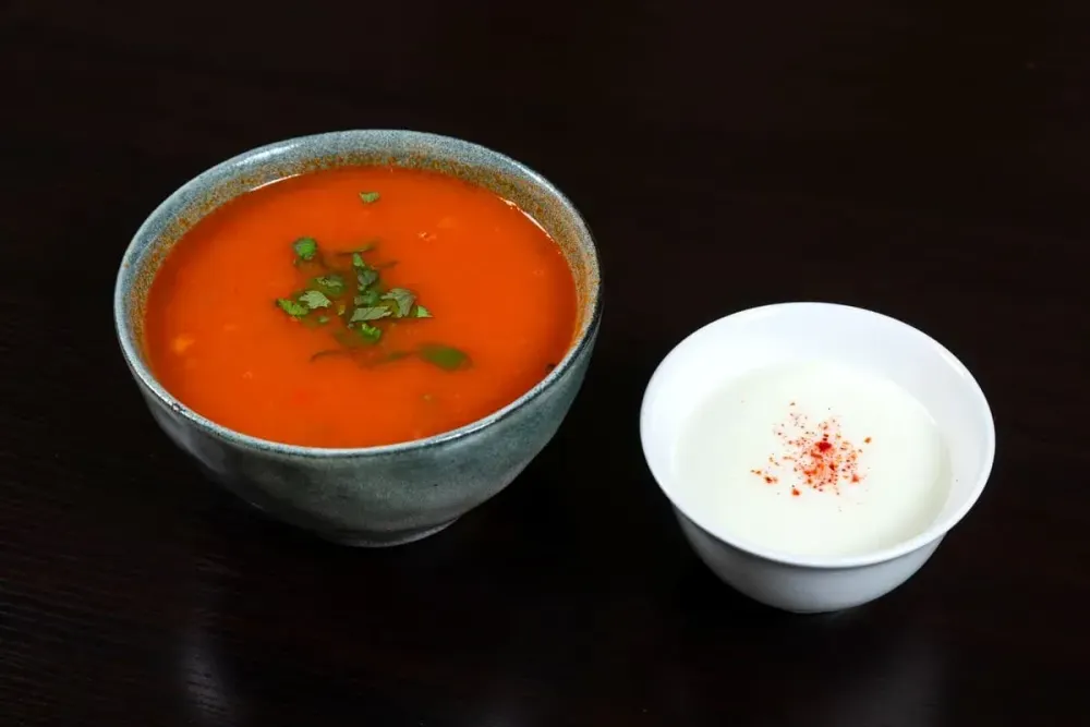 Moroccan Harira — Tomato and Lentil Soup in Olive Oil
