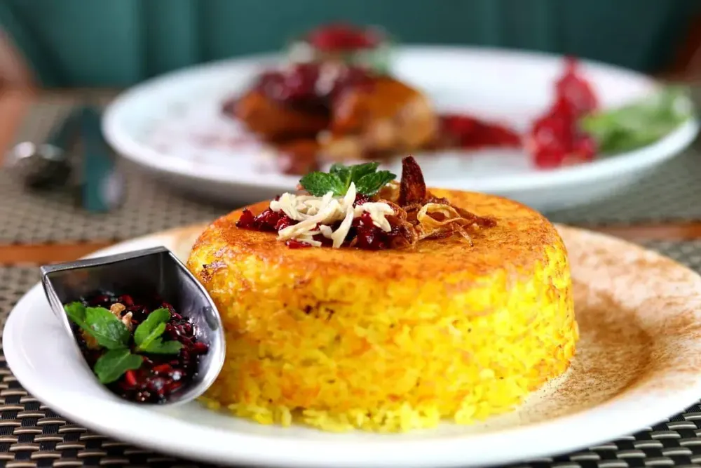Iranian Tahdig — Crispy Butter-Bottom Saffron Rice