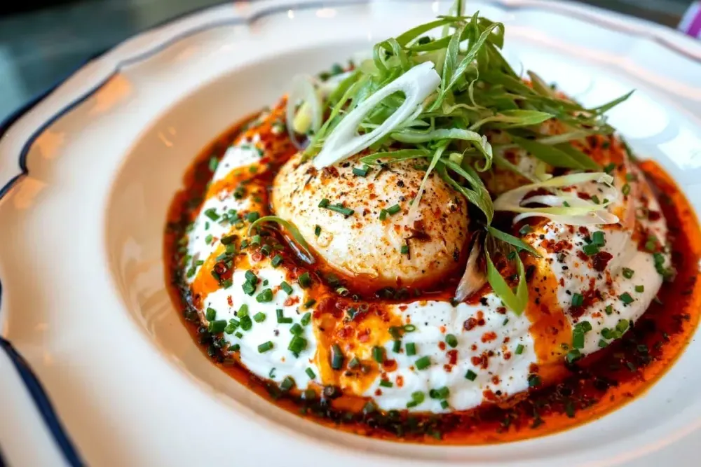 Turkish Eggs — Çılbır in Brown Butter and Chilli