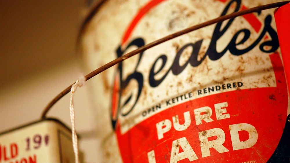 Vintage tin of pure lard — photo for the seed-oil-free guide: Is Lard a Seed Oil? The Clear Answer