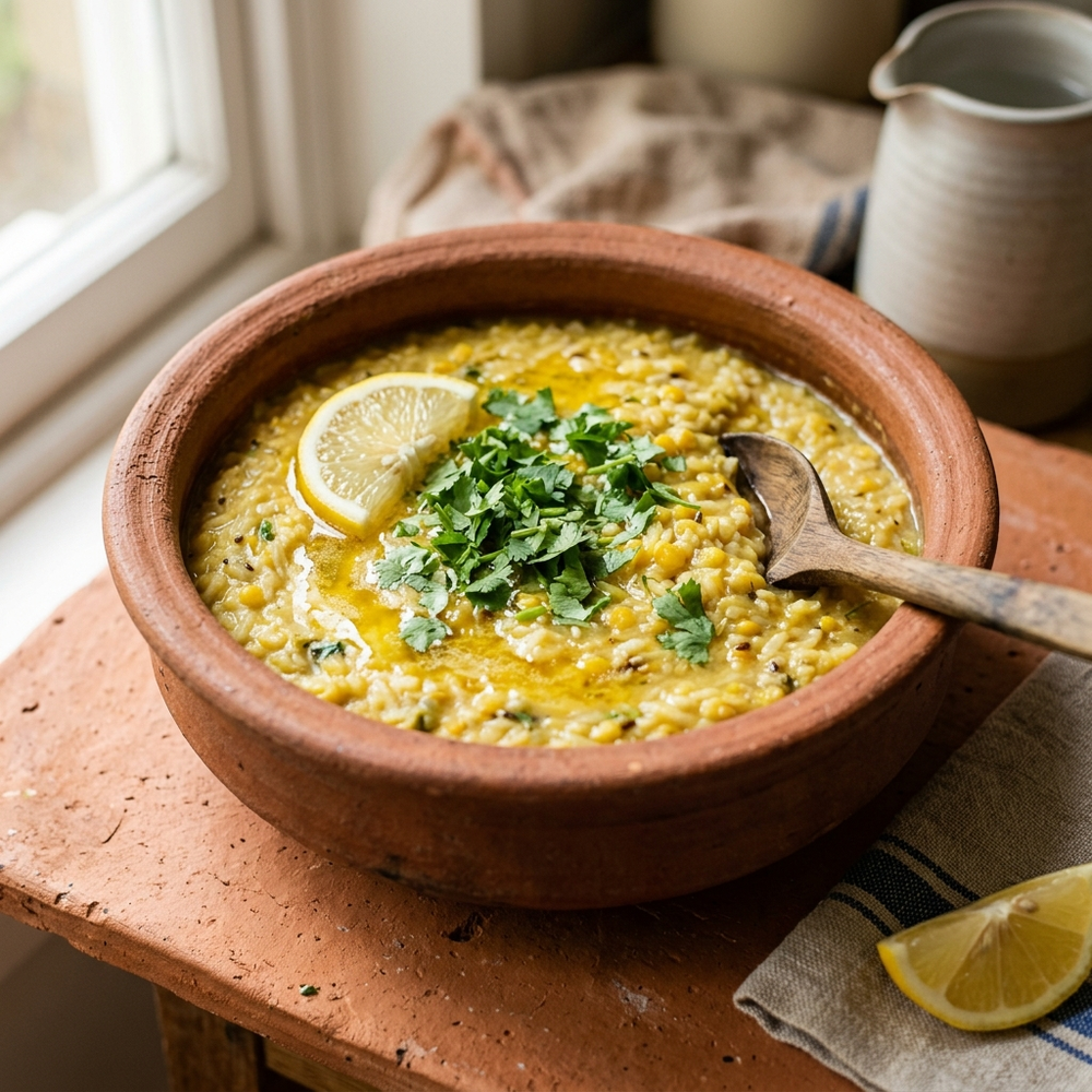 Kitchari in Ghee — Ayurvedic Healing Porridge
