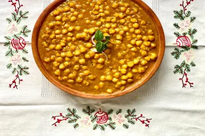 Chana Masala in Ghee — Punjabi Spiced Chickpeas