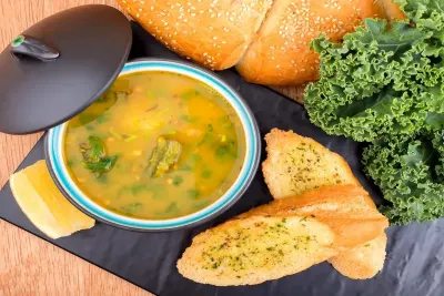 Italian Ribollita — Tuscan Bread and Bean Soup in Olive Oil