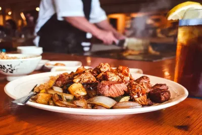 Japanese Fried Rice in Butter — Teppanyaki Style