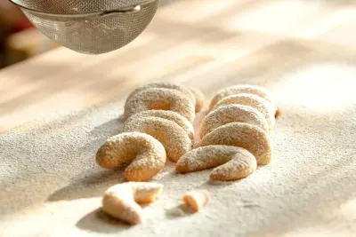 Moroccan Gazelle Horns — Almond Paste in Butter Pastry
