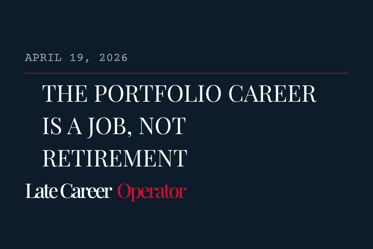 The Portfolio Career Is a Job, Not Retirement