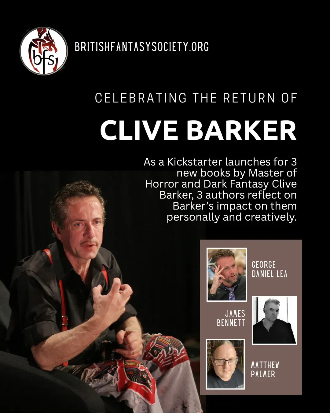 Celebrating the return of a Clive Barker, 3 Authors reflect on Barker's impact on them personally and creatively