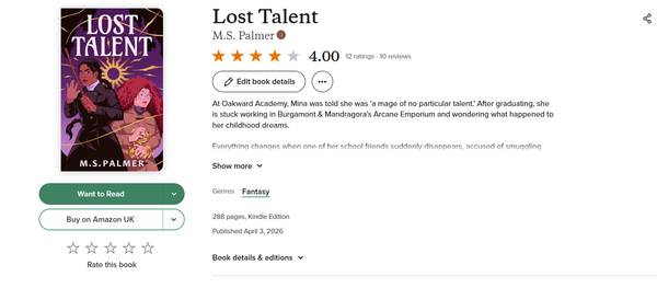 Lost Talent – Three Weeks out!