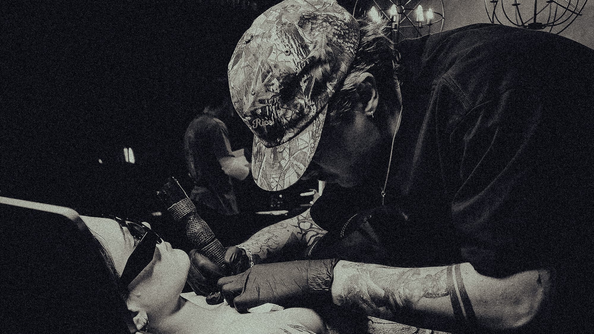 Ricky Fuhrich, working Ricky Fuhrich followed Vitor from Mantaro to LiveArt. He didn't need convincing. — Photo: supplied by Amanda / LiveArt Tattoo