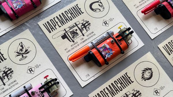 This Tattoo Machine Used to Be a Disposable Vape