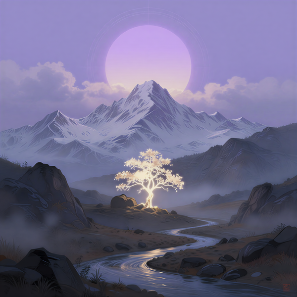 Stillness Before the Climb Print