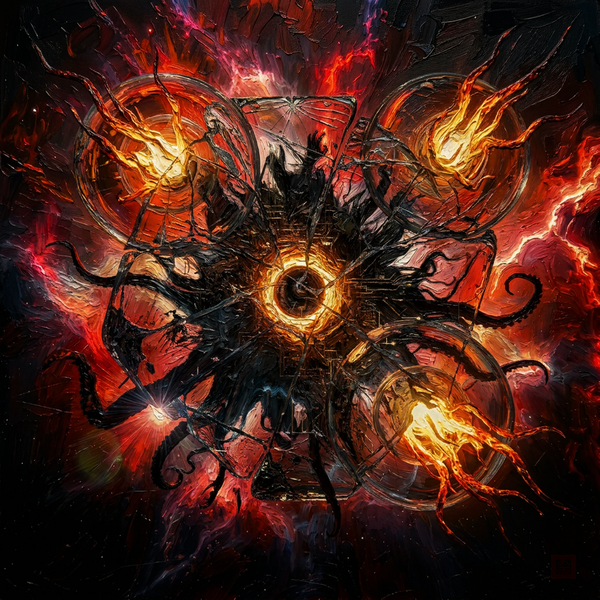 Rage as a Pattern Without a Center