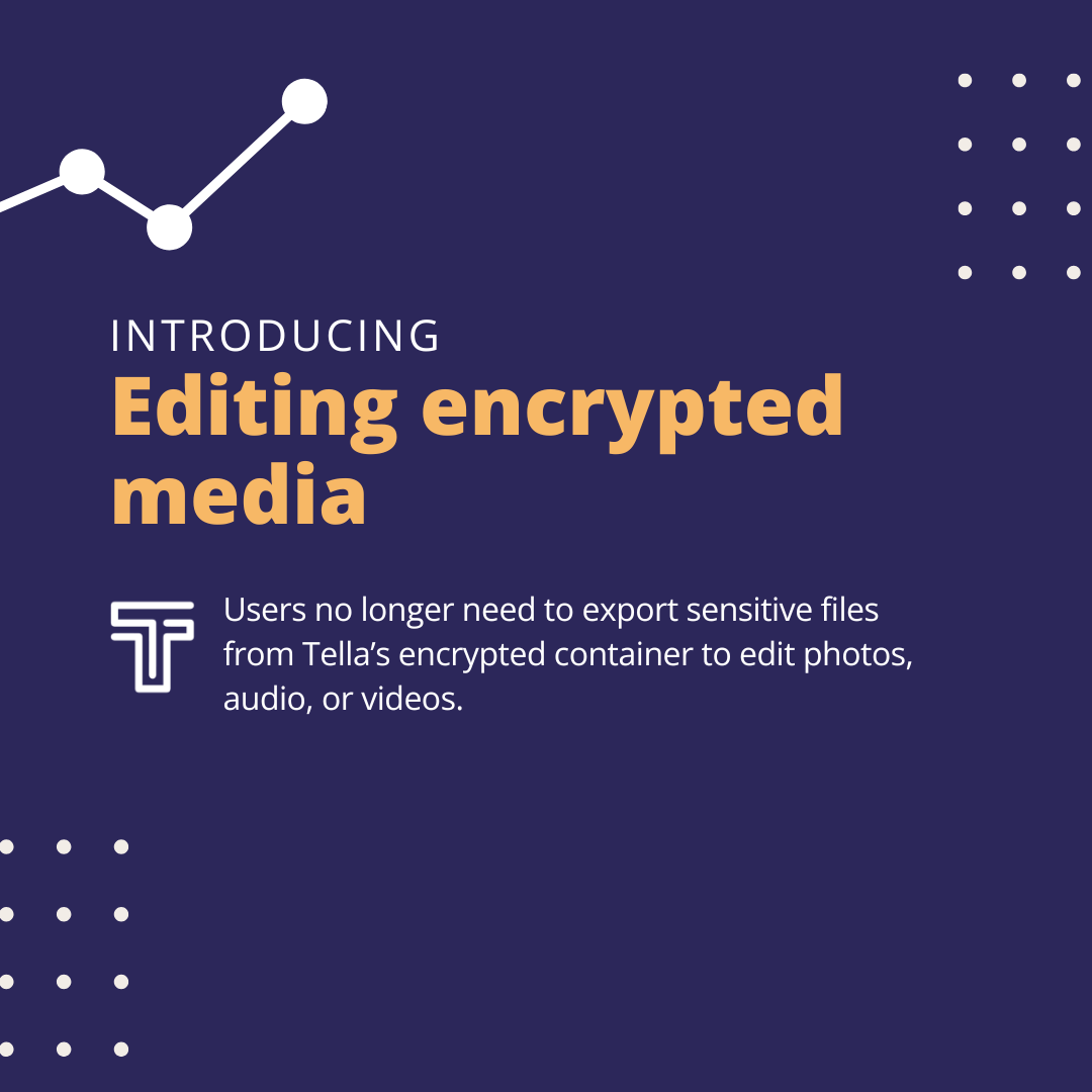 Introducing editing media in Tella - June 2025