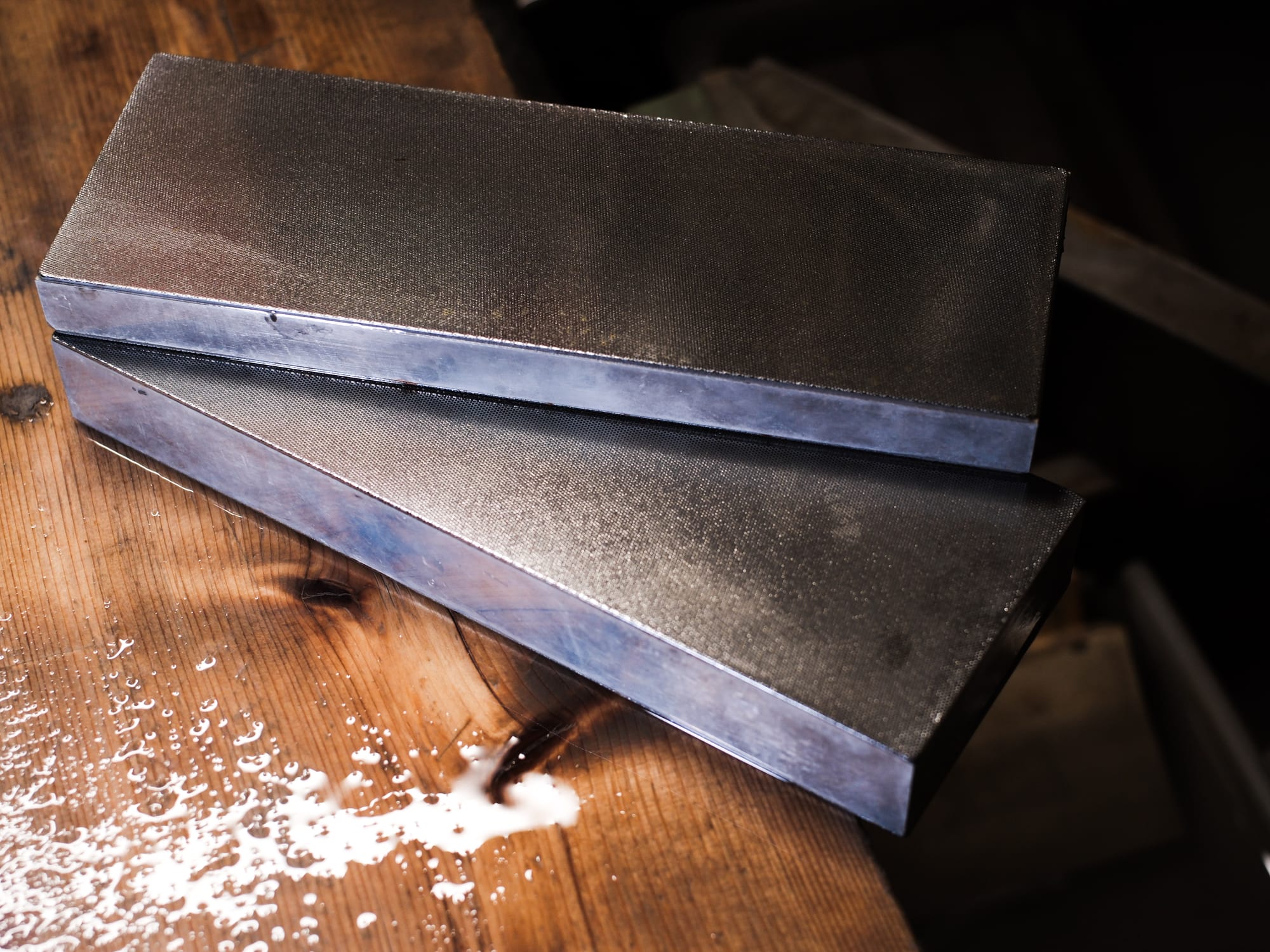 How to make a diamond lapping plate really flat