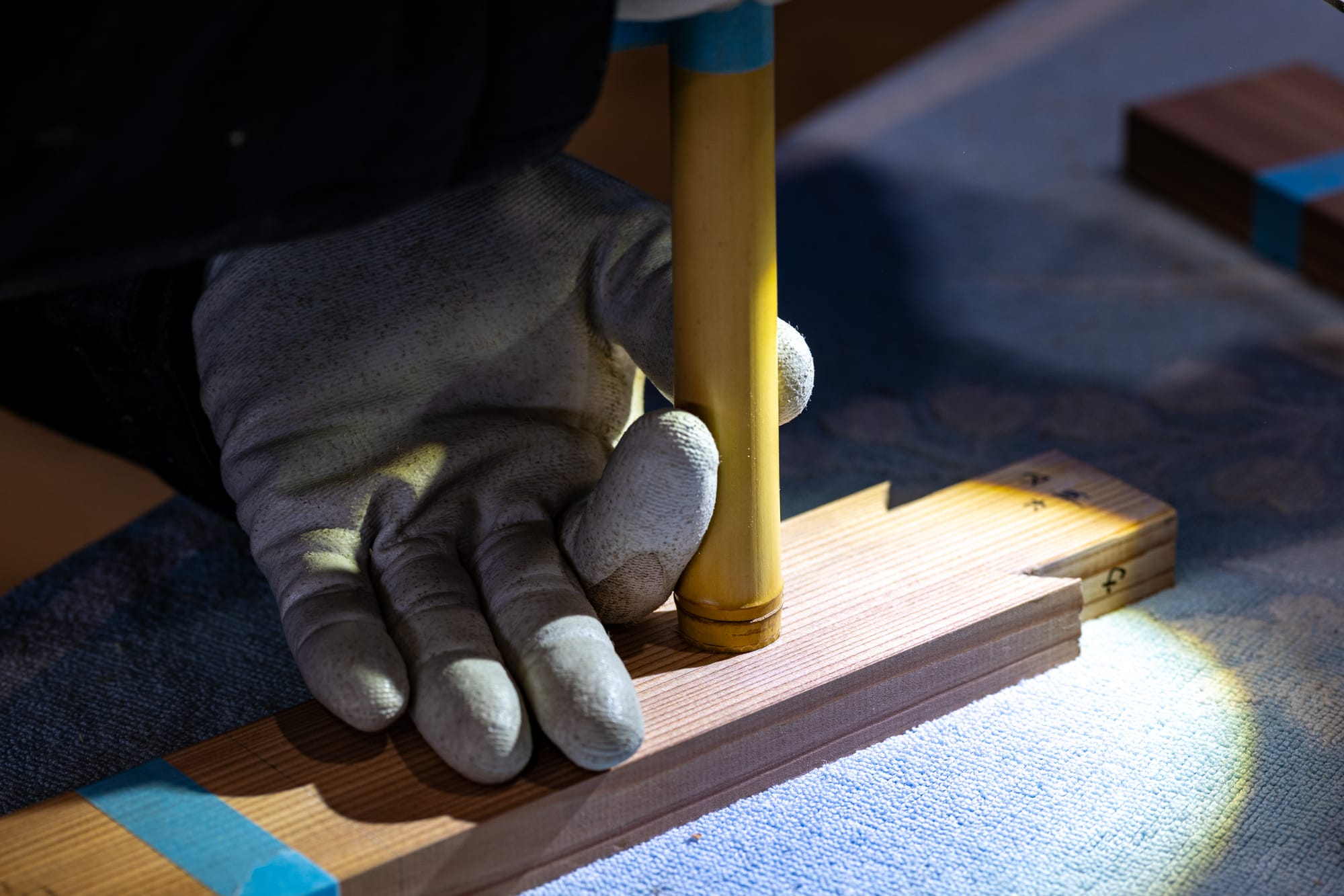 Joining Bamboo to Wood