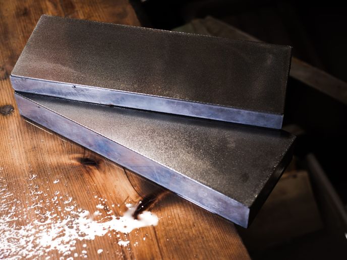 How to make a diamond lapping plate really flat