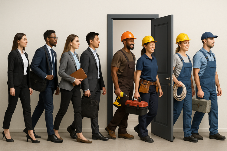 Trading 'Entry-Level' for the Trades