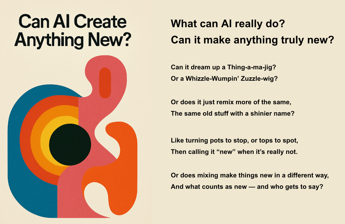 Can AI Create Anything New?