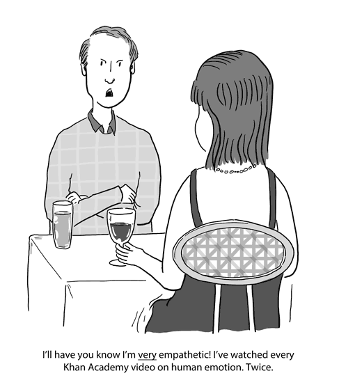 The Credential Is the Joke: Empathy, Platform Pedagogy, and the Irony of Knowing in a Cartoon by Rob Cottingham