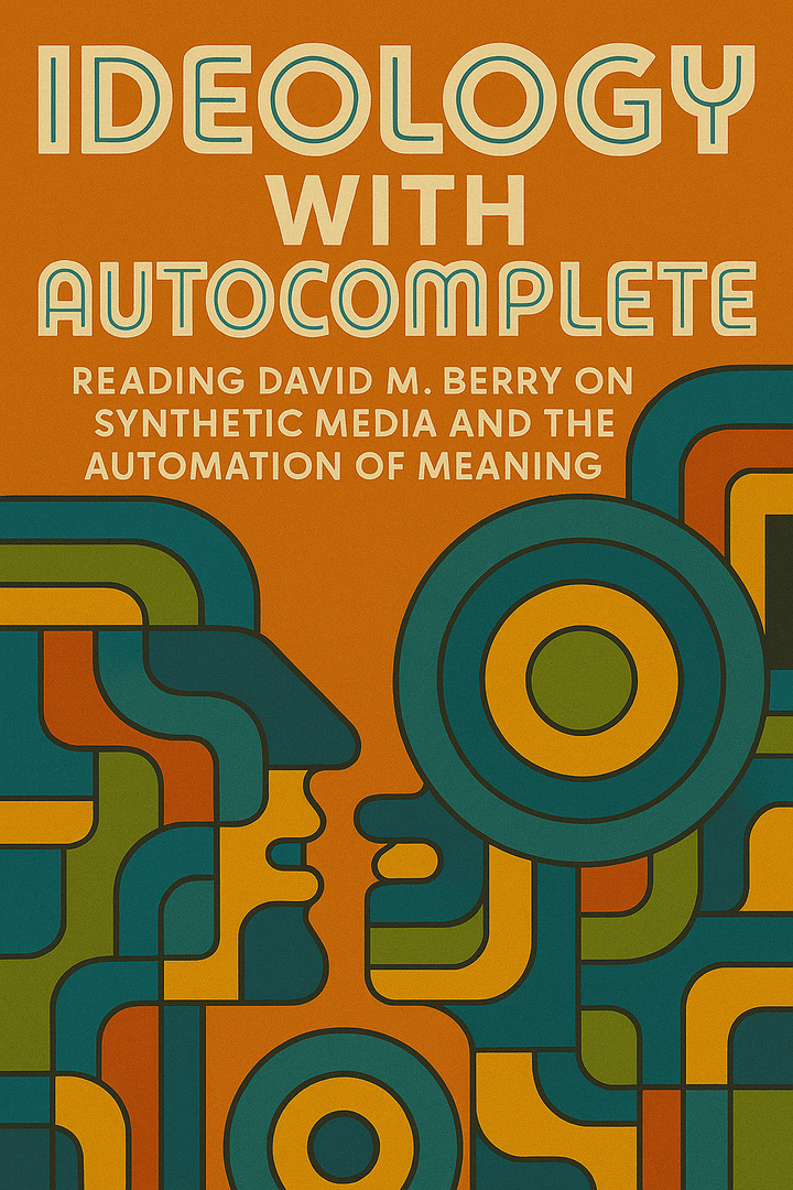 Ideology with Autocomplete: Reading David M. Berry on Synthetic Media and the Automation of Meaning
