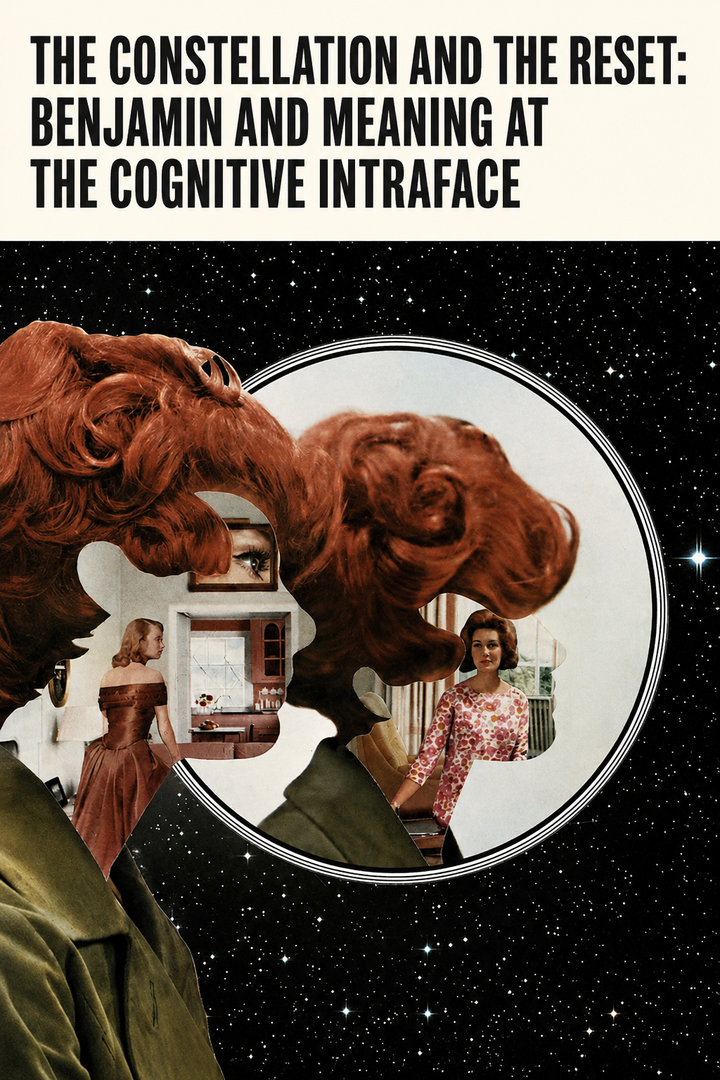 The Constellation and the Reset: Benjamin and Meaning at the Cognitive Intraface