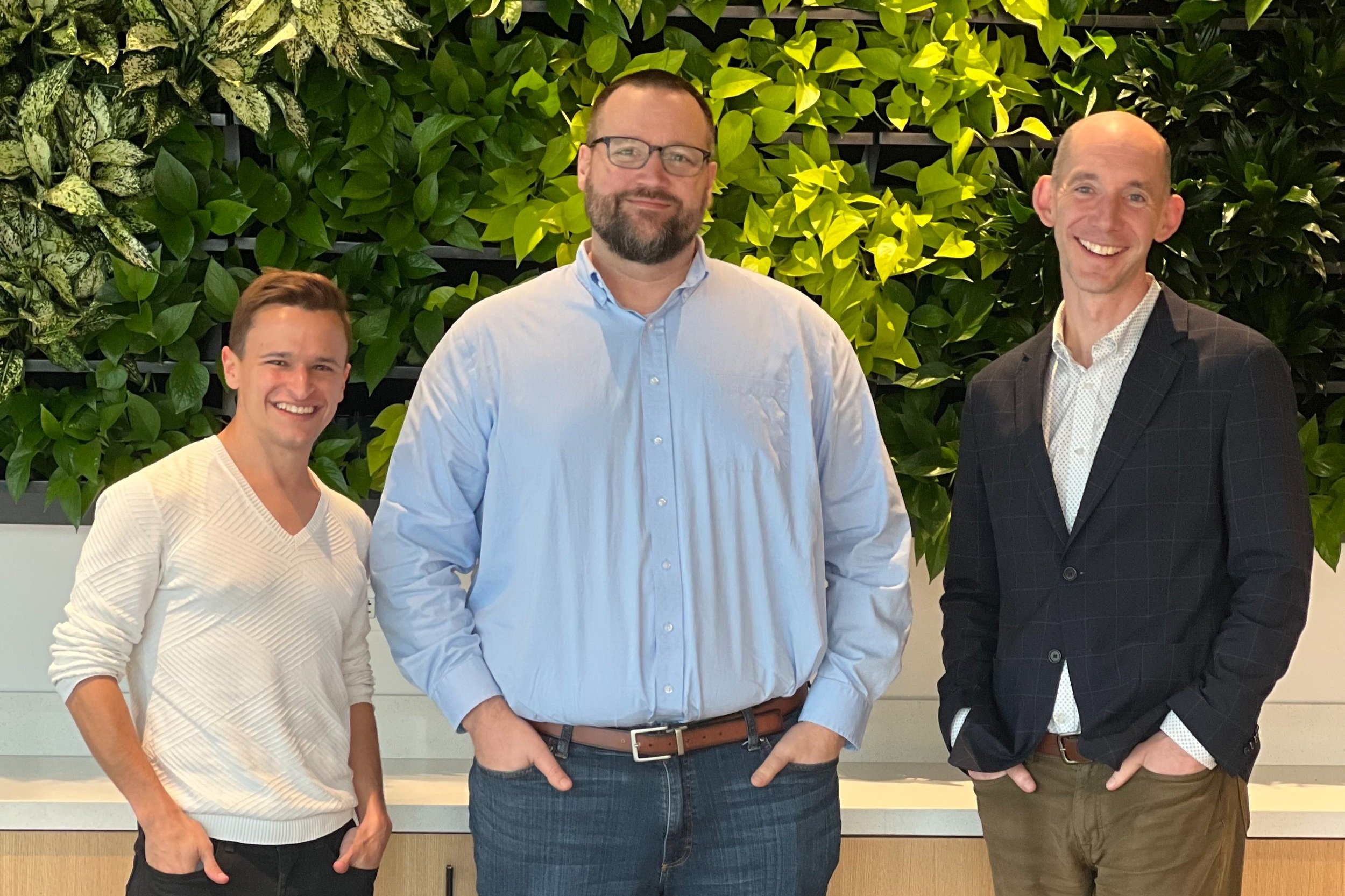   Image: Pandata’s Cal Al-Dhubaib with Further’s Mike Gustafson (CEO) and Jason Tabeling (Head of Solutions)  