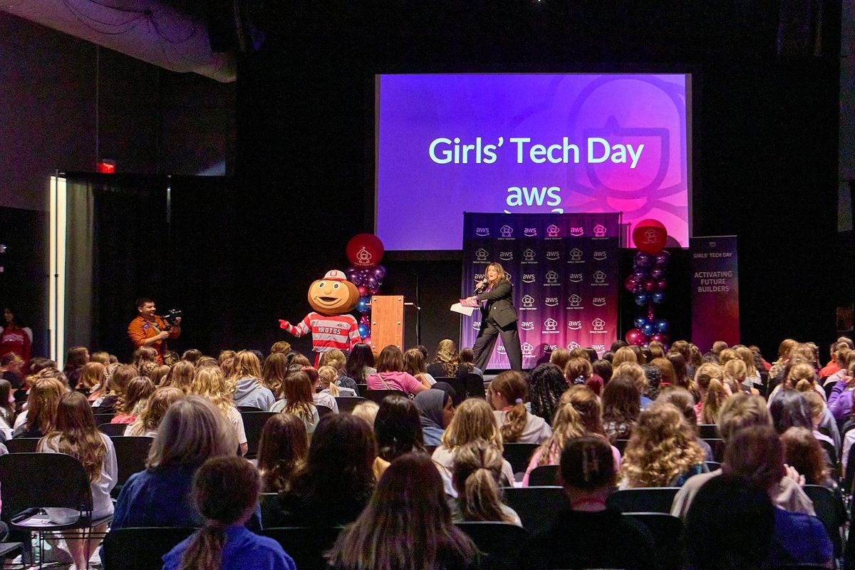 Amazon Web Services promotes STEAM careers among central Ohio girls by hosting annual Girls’ Tech Day
