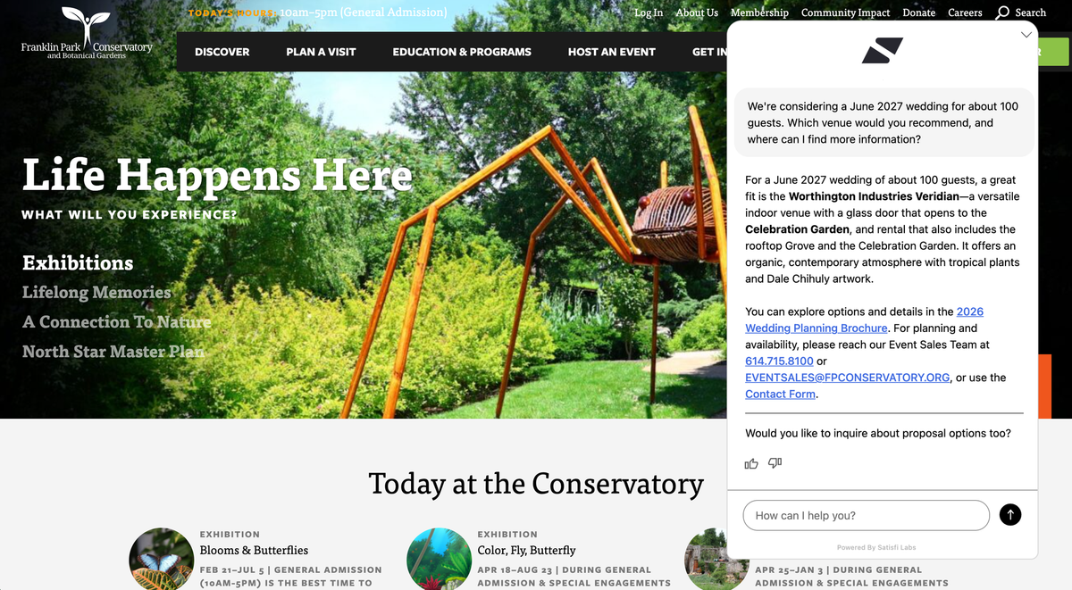 How Franklin Park Conservatory plugged into Columbus's AI network