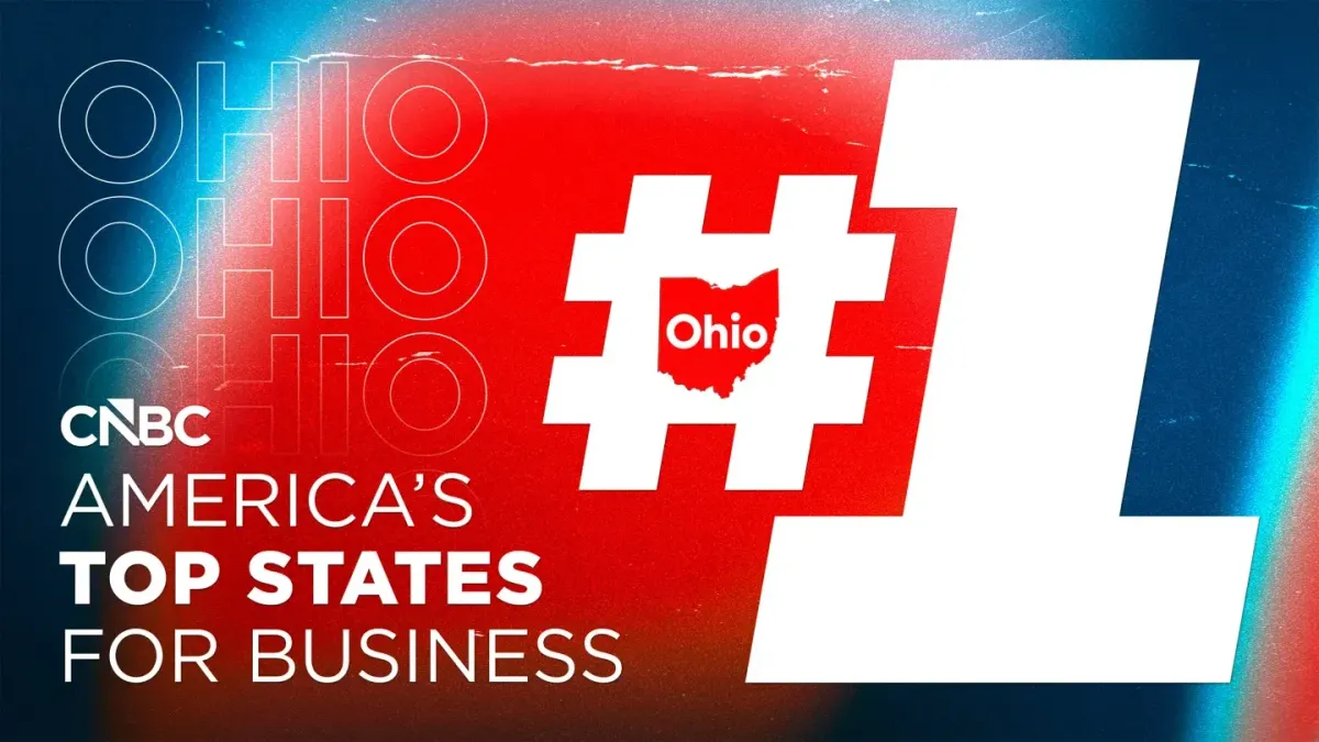 Ohio No. 1: Tops CNBC’s ‘Top States for Business’ ranking for first time
