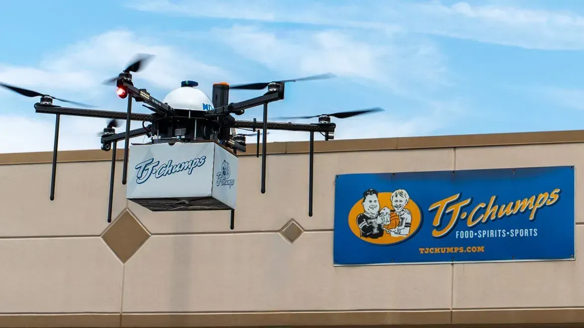 TJ Chumps launches Dexa drone delivery at Kettering location