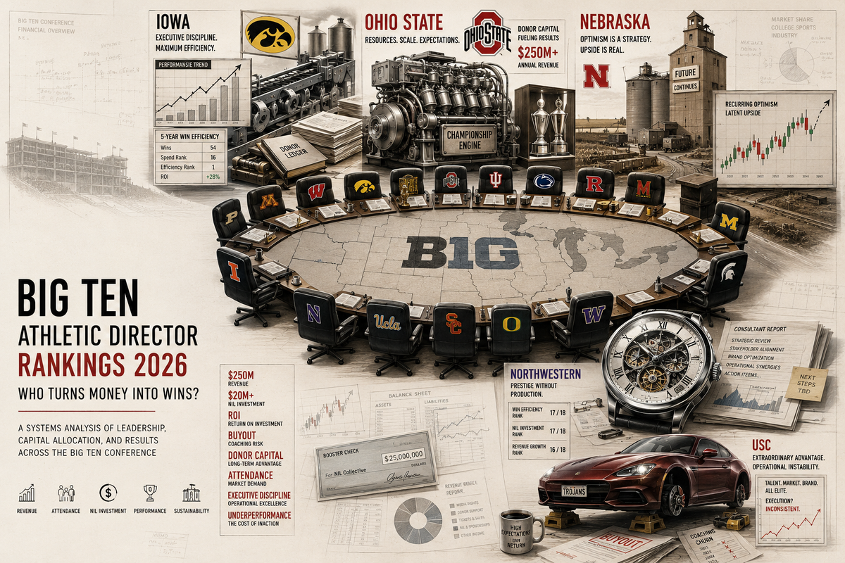 Big Ten Athletic Director Rankings 2026: Who Turns Money into Wins?