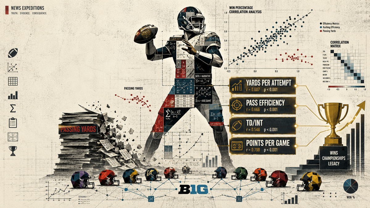 Big Ten QB Stats: What Actually Predicts Winning?