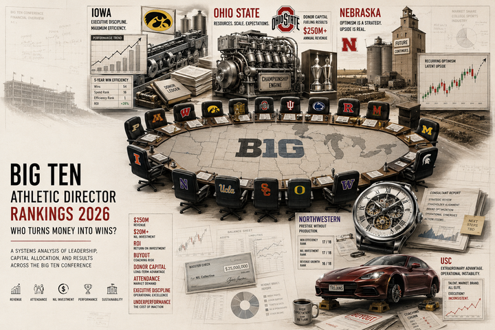 Big Ten Athletic Director Rankings 2026: Who Turns Money into Wins?