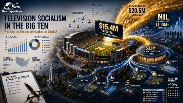 Big Ten TV Money: Who Generates It and Who Gets Paid?