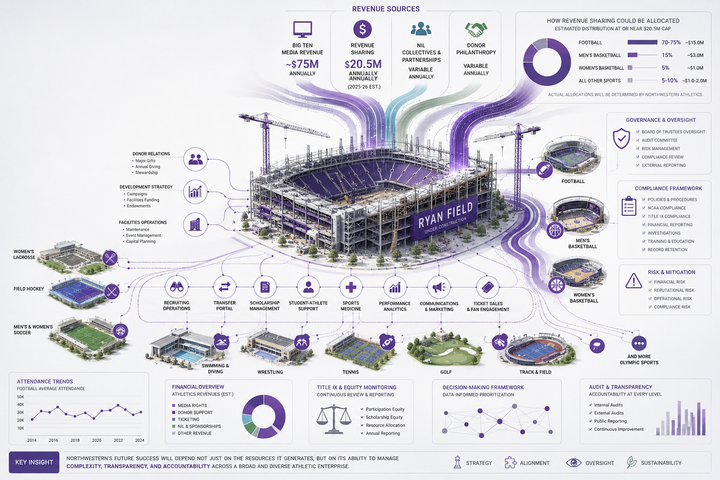Northwestern's NIL and Revenue Sharing Athletic Ecosystem