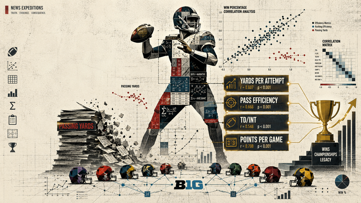 Big Ten QB Stats: What Actually Predicts Winning?