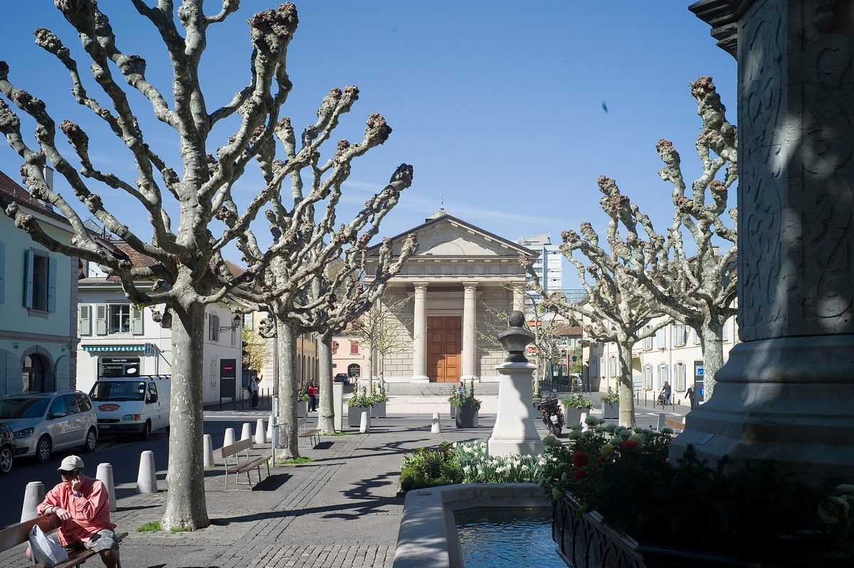 Place du Temple in Carouge