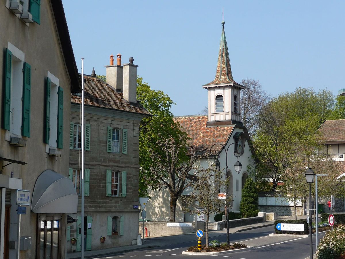 Dorfzentrum von Cologny